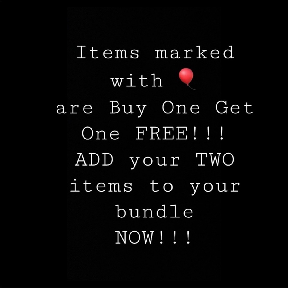 Buy one get one free